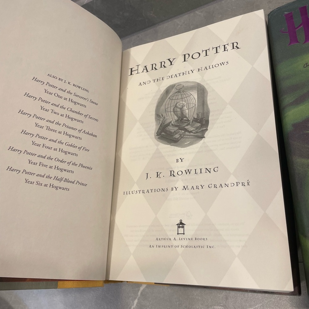 Harry Potter Hardcover Book Set - Books 5,6&7 - Picture 3 of 10
